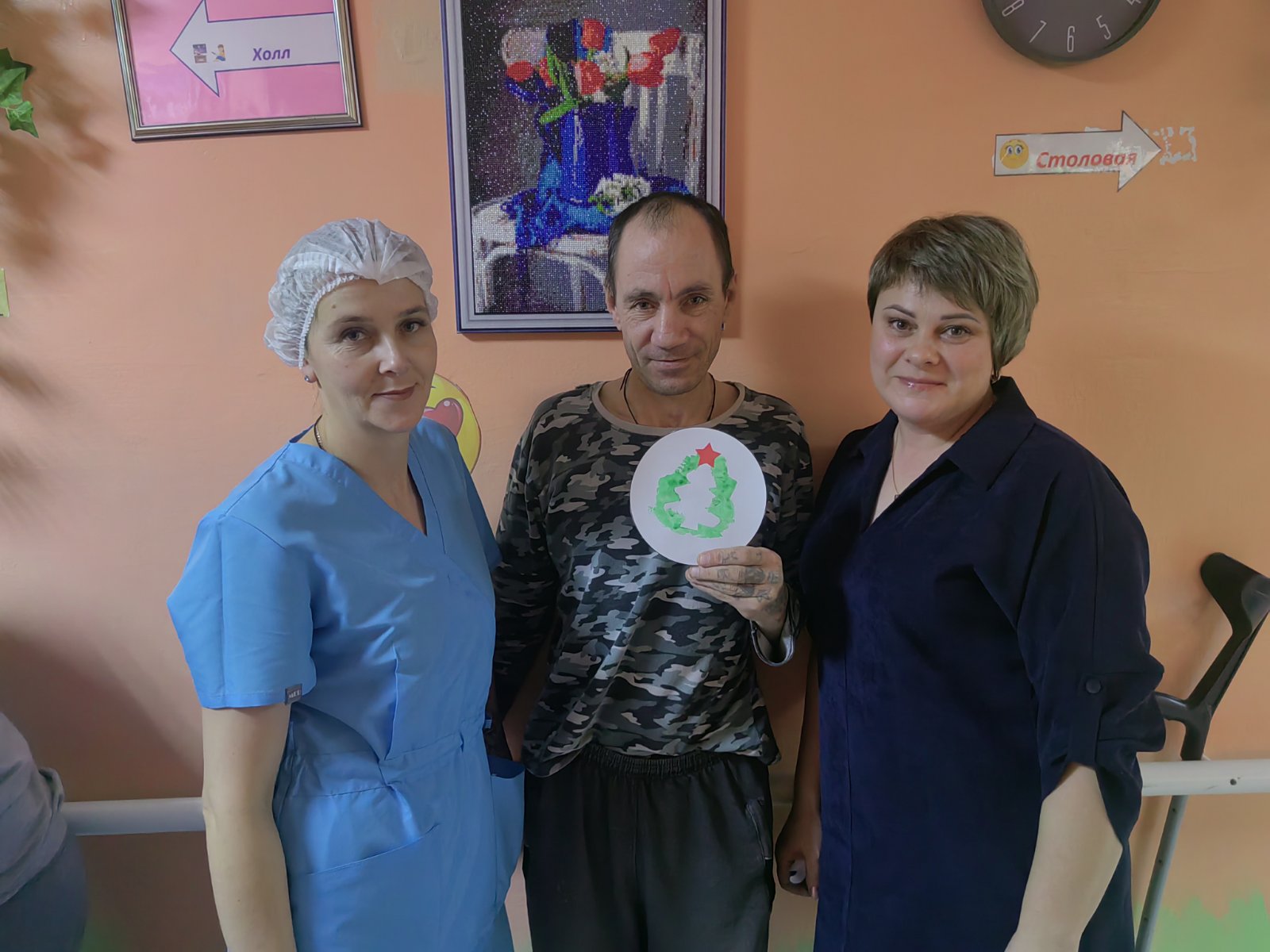 Новогодние мастер-классы с получателями социальных услуг